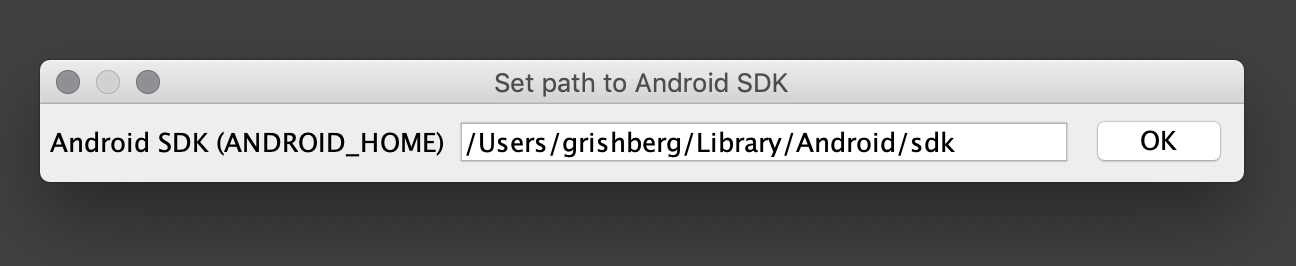 Setup Android SDK